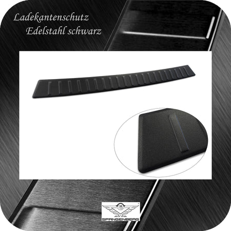 Ladekantenschutz Edelstahl schwarz matt für Peugeot 3008 III ab 04.2024- 3240378 e