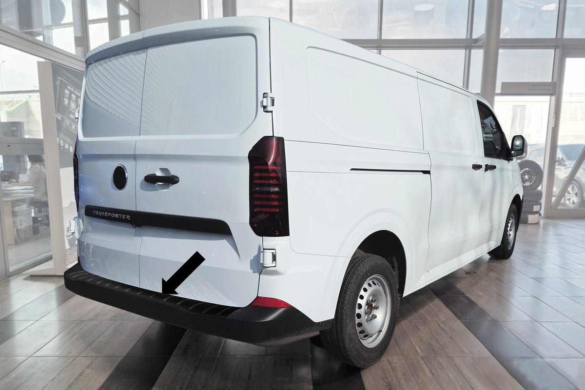 Ladekantenschutz Edelstahl schwarz für VW T7 Transporter ab Bj. 02.2025- 3240379g