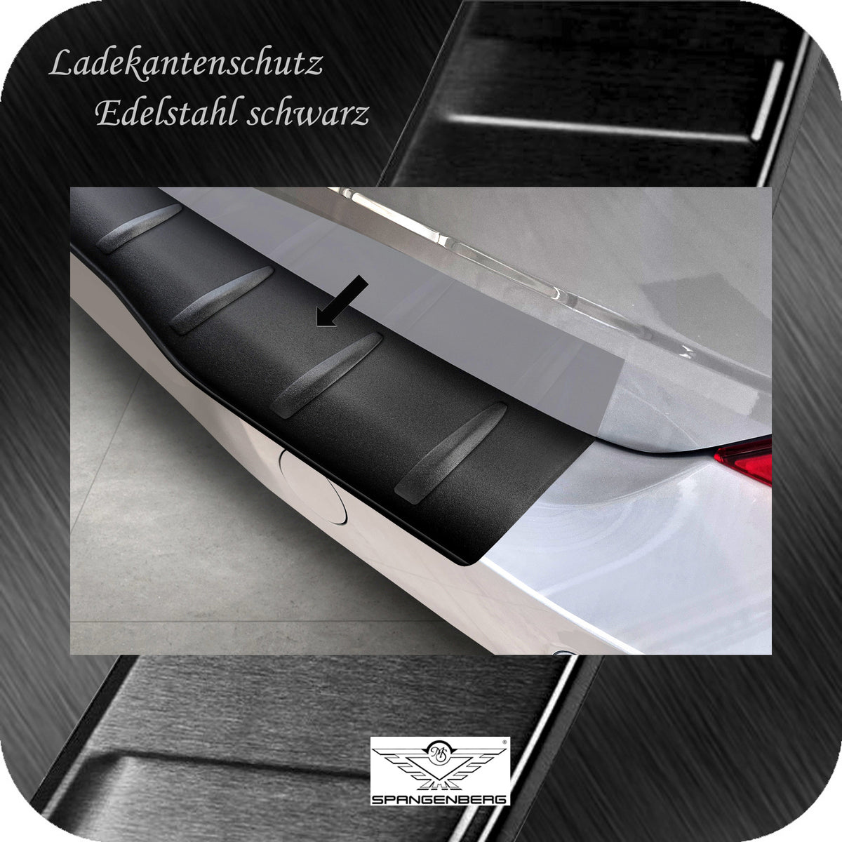 Ladekantenschutz Edelstahl schwarz Ford Transit/Tourneo Custom II 09.23- 3240379 d