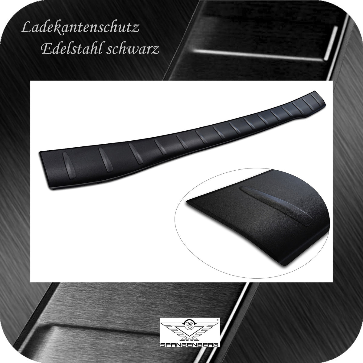 Ladekantenschutz Edelstahl schwarz Ford Transit/Tourneo Custom II 09.23- 3240379 e