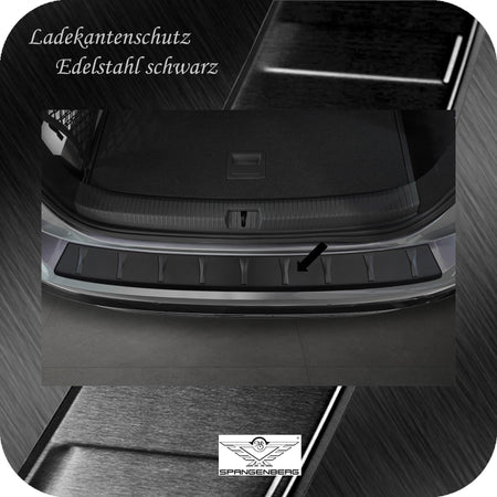 Ladekantenschutz Edelstahl schwarz matt für VW ID.7 Tourer ab 06.2024- 3240382 a
