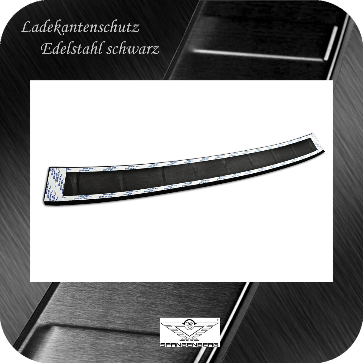 Ladekantenschutz Edelstahl schwarz matt für VW ID.7 Tourer ab 06.2024- 3240382 f