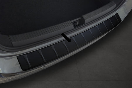 Ladekantenschutz Edelstahl schwarz für Skoda Superb IV Liftback 11.2023- 3240387a