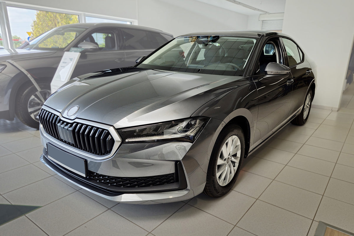 Ladekantenschutz Edelstahl schwarz für Skoda Superb IV Liftback 11.2023- 3240387h