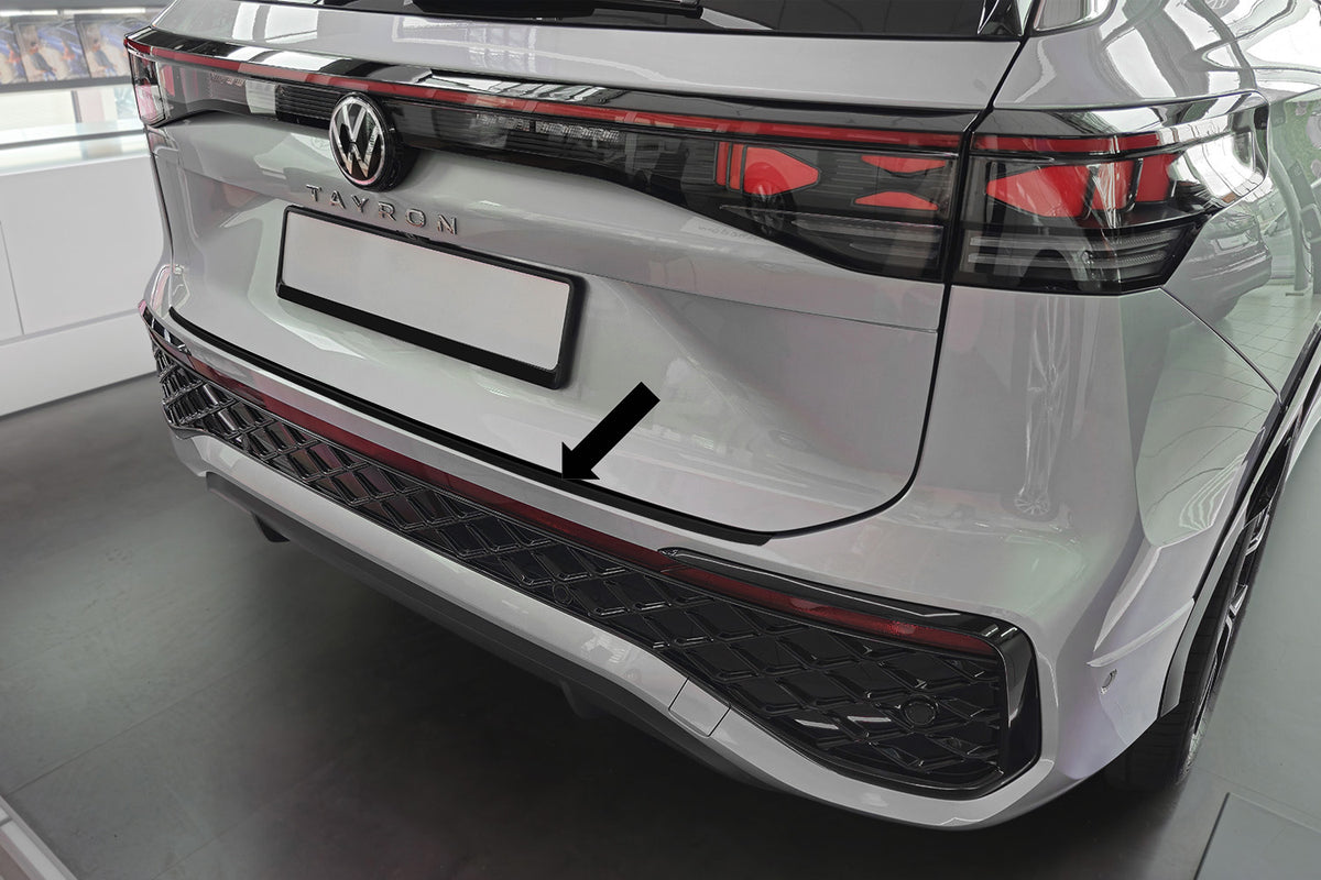 Ladekantenschutz Edelstahl schwarz für Volkswagen VW Tayron SUV 01.2025- 3240388d