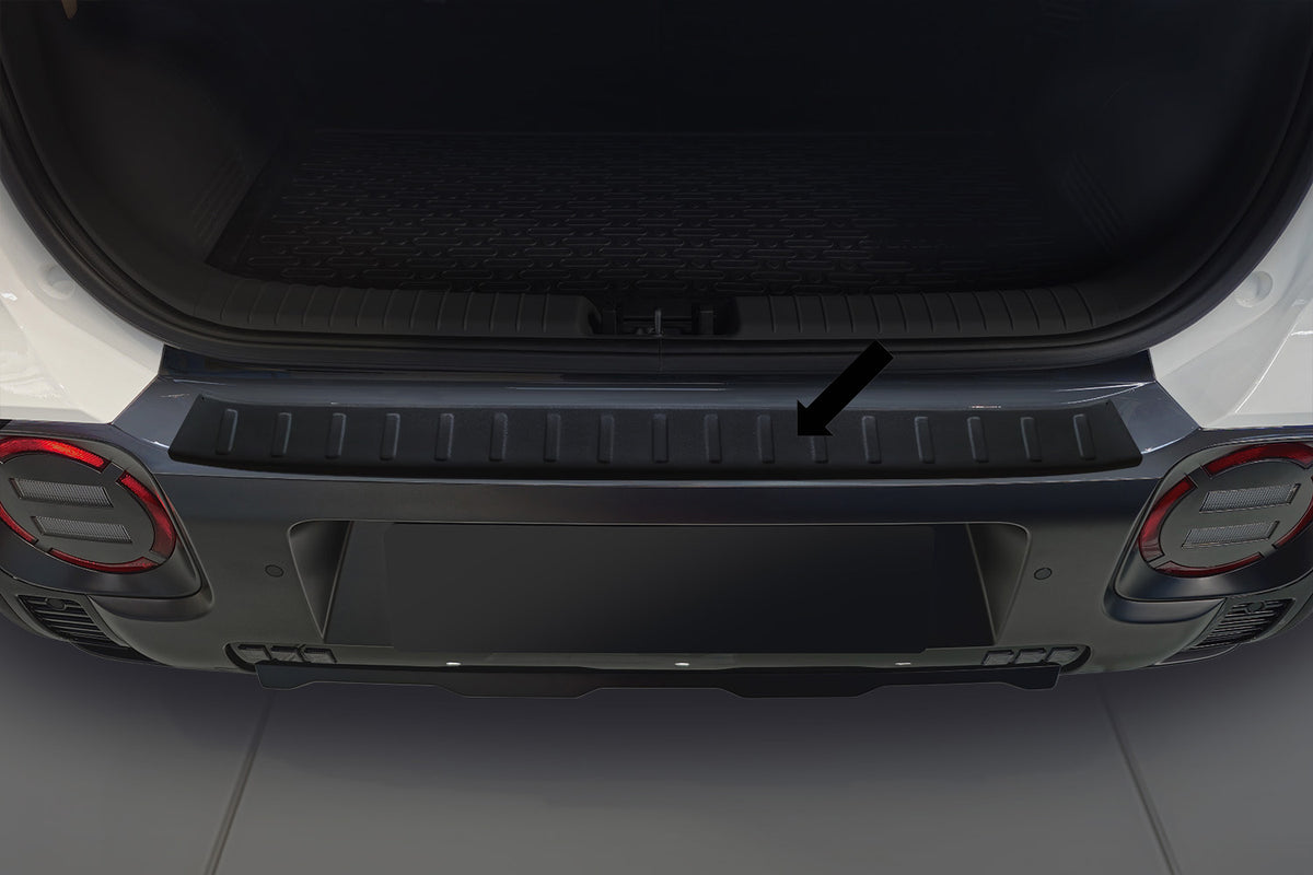Ladekantenschutz Edelstahl schwarz für Hyundai Inster ab 11.2024- 3240397b