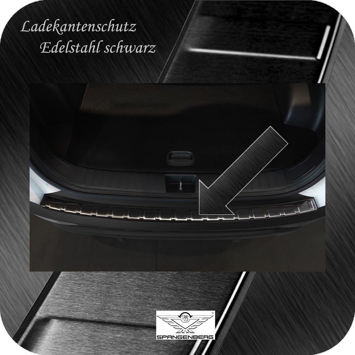 Ladekantenschutz Edelstahl schwarz Hyundai Tucson IV Typ NX4 ab 09.2019- 3245021b