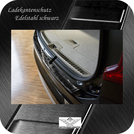 Ladekantenschutz Edelstahl schwarz für Volvo XC-90 II ab Bauj. 11.2014- 3245022a