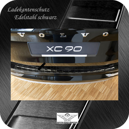 Ladekantenschutz Edelstahl schwarz für Volvo XC-90 II ab Bauj. 11.2014- 3245022b