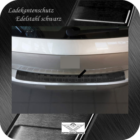 Ladekantenschutz Edelstahl schwarz für VW Polo VI Typ AW ab Bj. 10.2017- 3245033 b