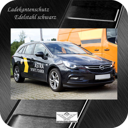 Ladekantenschutz Edelstahl schwarz für Opel Astra K Sportstourer 10.15- 3245044 d