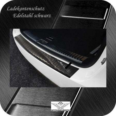 Ladekantenschutz Edelstahl schwarz für Porsche Cayenne Typ 92A 2010-2014 3245051 a