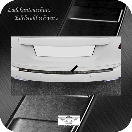 Ladekantenschutz Edelstahl schwarz für Porsche Cayenne Typ 92A 2010-2014 3245051 c