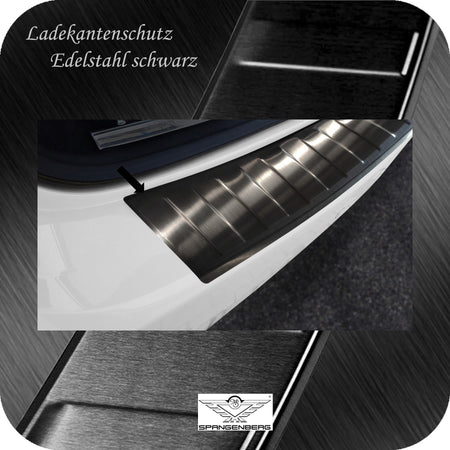 Ladekantenschutz Edelstahl schwarz für Porsche Cayenne Typ 92A 2010-2014 3245051 e