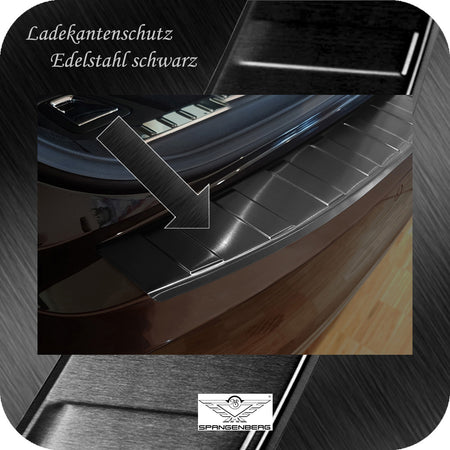 Ladekantenschutz Edelstahl schwarz Volvo V90 auch Cross Country 03.2016- 3245069d