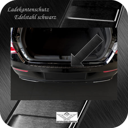 Ladekantenschutz Edelstahl schwarz Mercedes CLA II Shooting Brake 08.19- 3245081 a