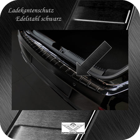 Ladekantenschutz Edelstahl schwarz Mercedes CLA II Shooting Brake 08.19- 3245081 b