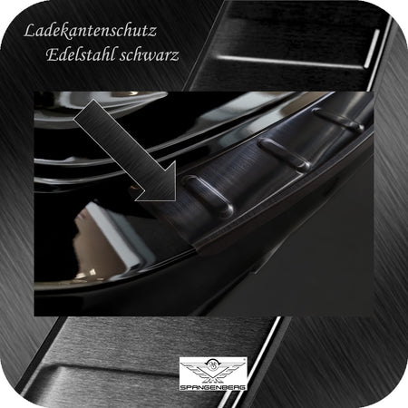 Ladekantenschutz Edelstahl schwarz Mercedes CLA II Shooting Brake 08.19- 3245081 d