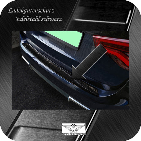 Ladekantenschutz Edelstahl schwarz BMW iX3 elektrik Typ G08 ab 07.2020- 3245082a