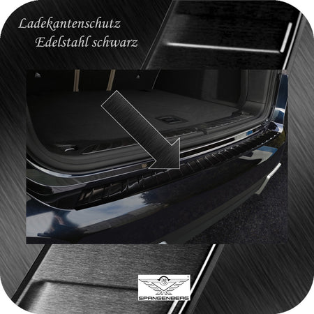 Ladekantenschutz Edelstahl schwarz BMW iX3 elektrik Typ G08 ab 07.2020- 3245082b