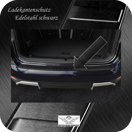 Ladekantenschutz Edelstahl schwarz BMW iX3 elektrik Typ G08 ab 07.2020- 3245082c