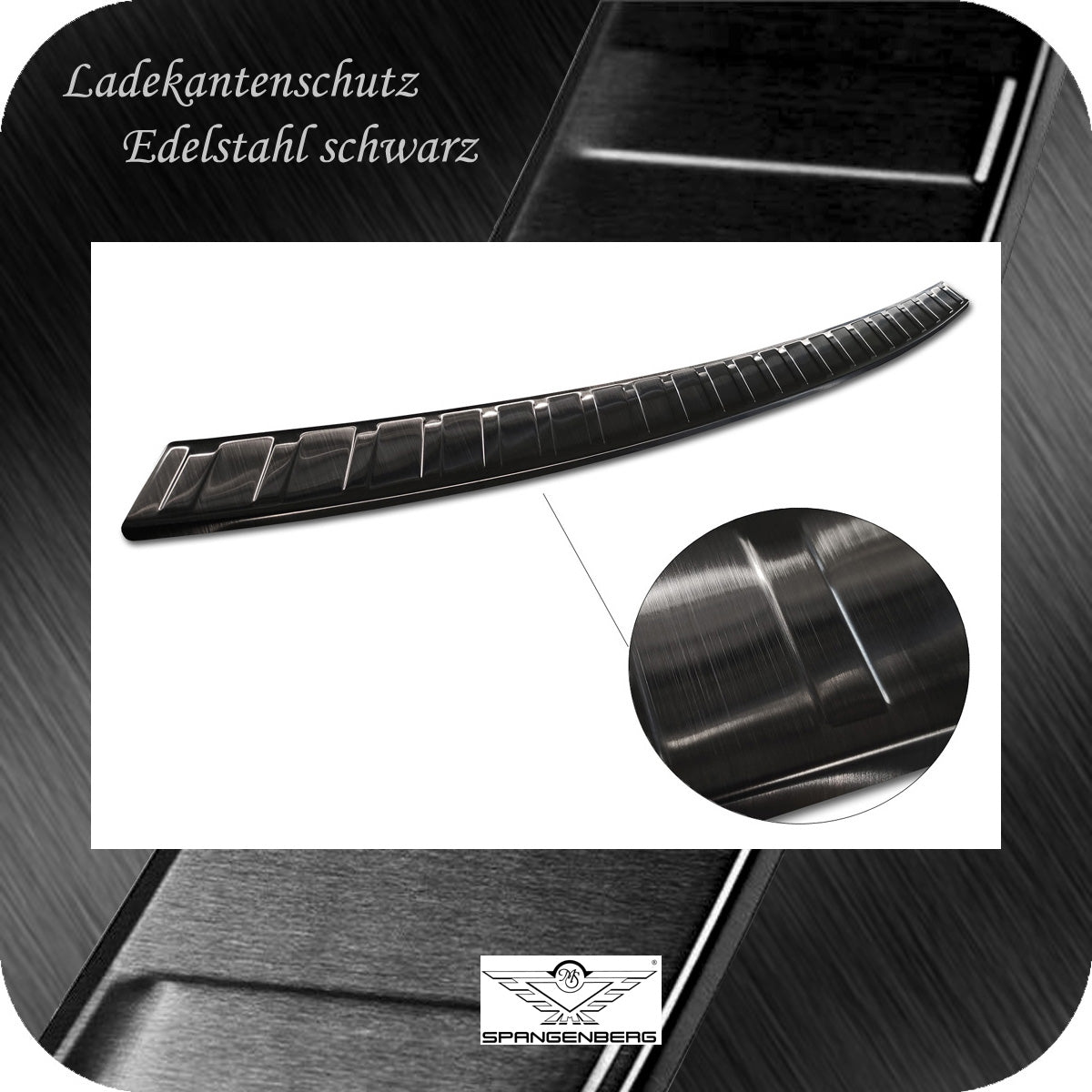 Ladekantenschutz Edelstahl schwarz BMW iX3 elektrik Typ G08 ab 07.2020- 3245082e
