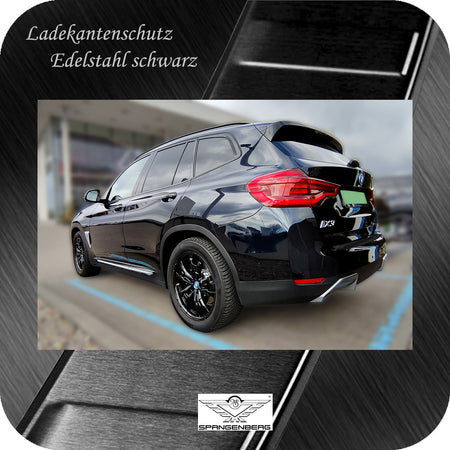 Ladekantenschutz Edelstahl schwarz BMW iX3 elektrik Typ G08 ab 07.2020- 3245082g