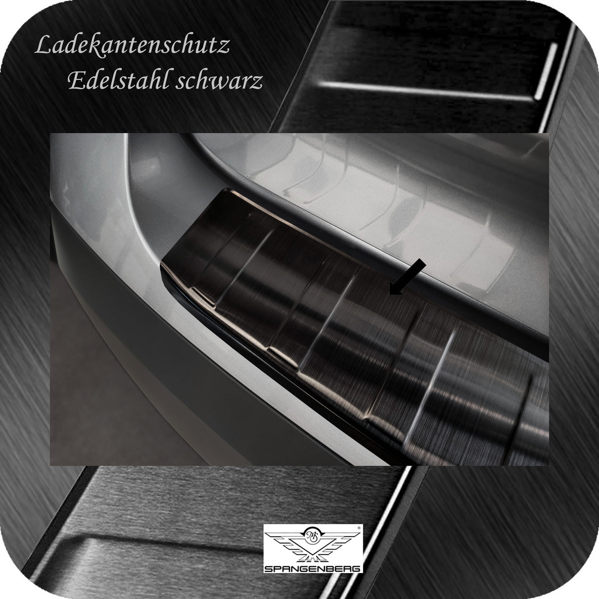Ladekantenschutz Edelstahl schwarz für Citreon C4 III auch e-C4 09.2020- 3245084 c