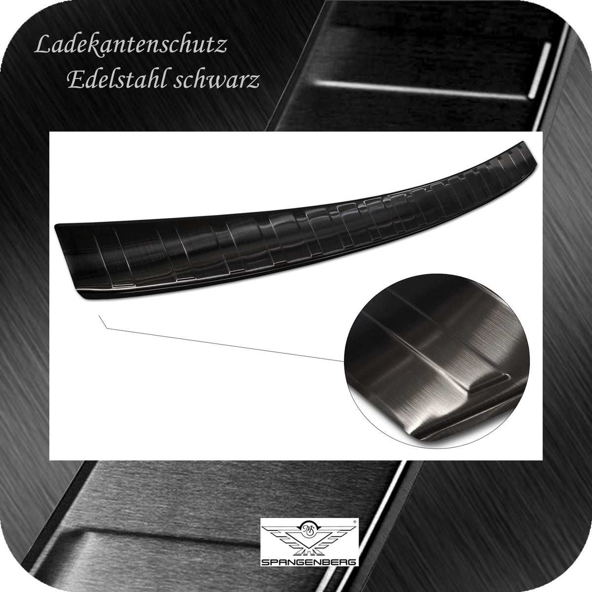 Ladekantenschutz Edelstahl schwarz für Citreon C4 III auch e-C4 09.2020- 3245084 e