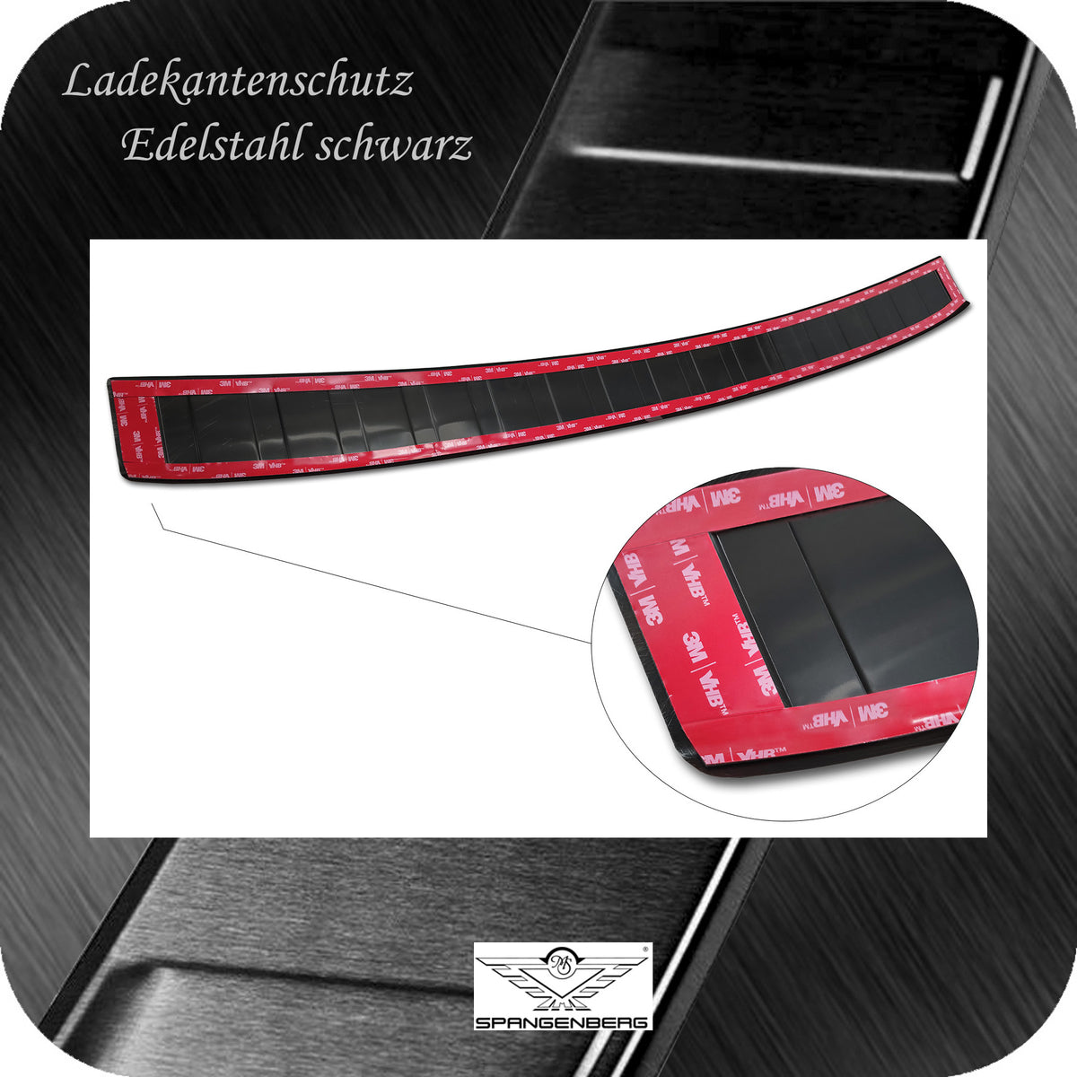 Ladekantenschutz Edelstahl schwarz für Citreon C4 III auch e-C4 09.2020- 3245084 f