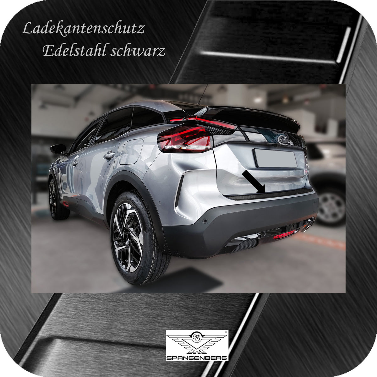 Ladekantenschutz Edelstahl schwarz für Citreon C4 III auch e-C4 09.2020- 3245084 g