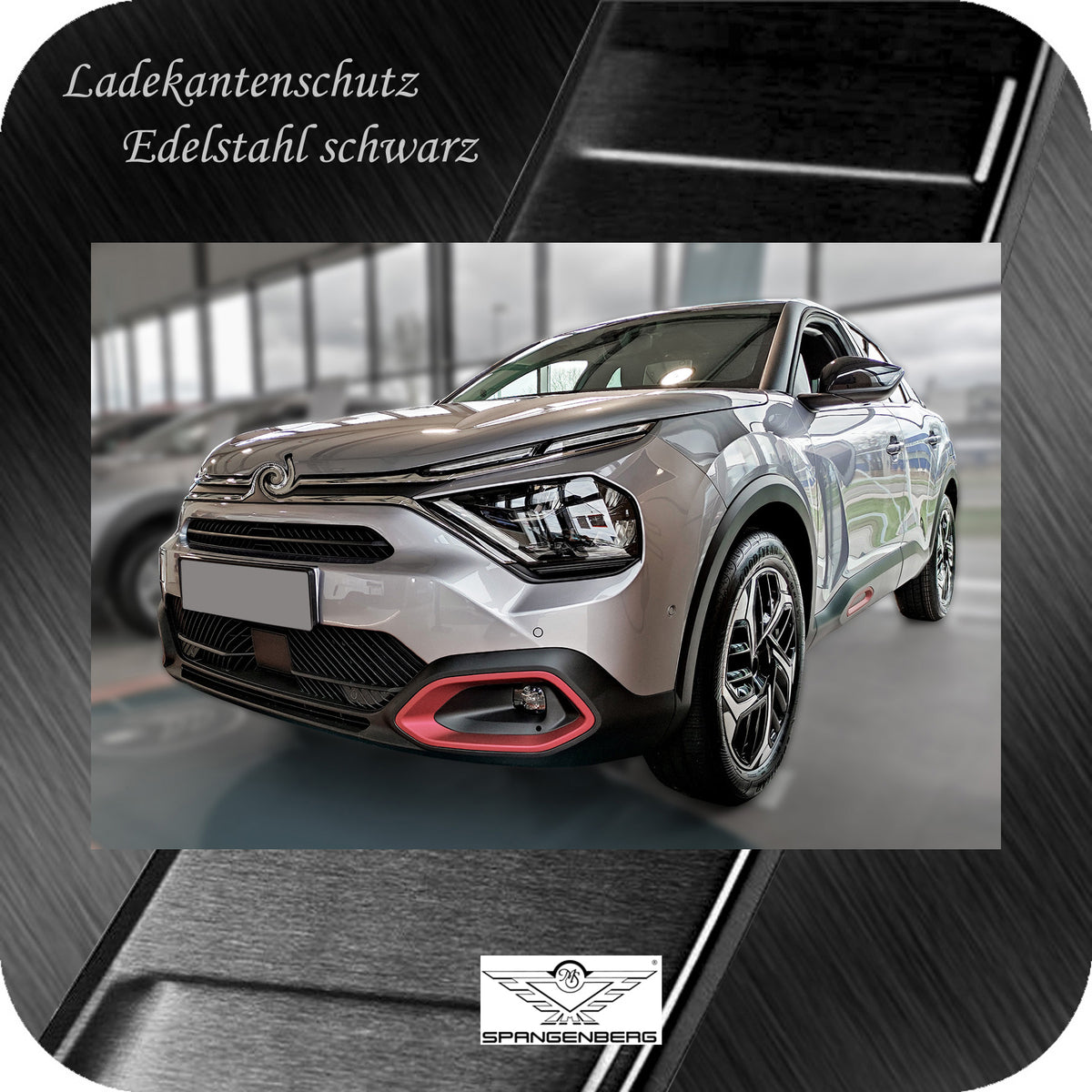 Ladekantenschutz Edelstahl schwarz für Citreon C4 III auch e-C4 09.2020- 3245084 h