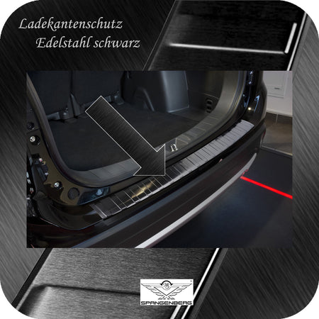 Ladekantenschutz Edelstahl schwarz Mitsubishi Outlander III ab FL 2015- 3245111 a