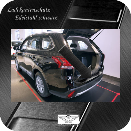 Ladekantenschutz Edelstahl schwarz Mitsubishi Outlander III ab FL 2015- 3245111 c