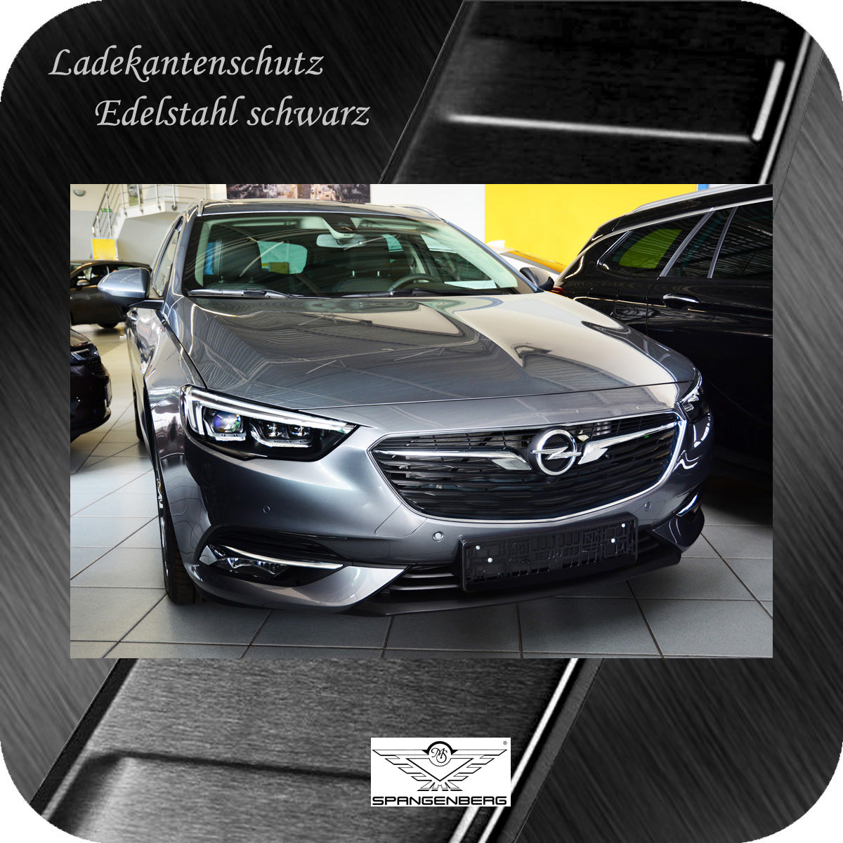 Ladekantenschutz Edelstahl schwarz Opel Insignia B Sports Tourer 6.2017- 3245126 g