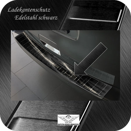 Ladekantenschutz Edelstahl schwarz für Citreon Spacetourer III 04.2016- 32451291 a