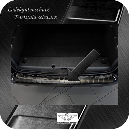 Ladekantenschutz Edelstahl schwarz für Opel Combo E Life auch XL 6.2018- 3245186 c