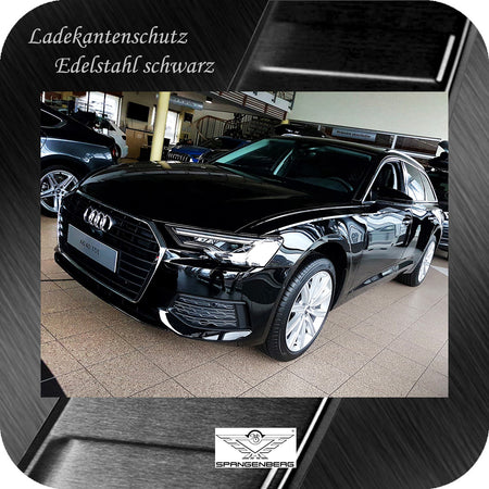 Ladekantenschutz Edelstahl schwarz für Audi A6 Avant Typ C8 ab 04.2018- 3245192 e