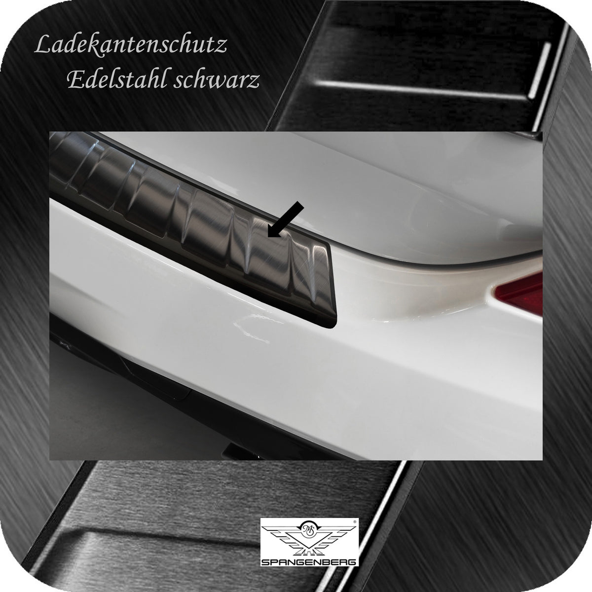 Ladekantenschutz Edelstahl schwarz für BMW X3 M-Style Typ G01 ab 10.17- 3245201 d