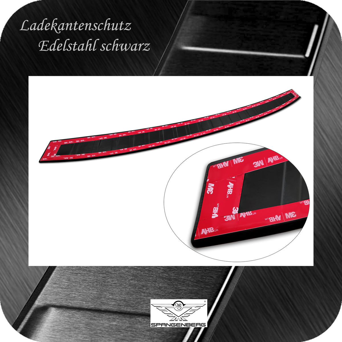 Ladekantenschutz Edelstahl schwarz für BMW X3 M-Style Typ G01 ab 10.17- 3245201 f
