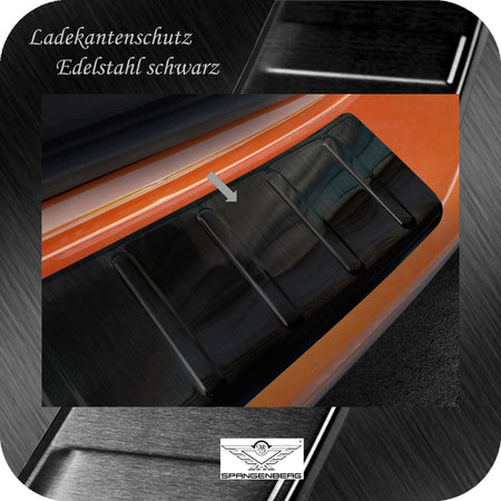 Ladekantenschutz Edelstahl schwarz für VW T-Cross Typ C1 ab Bj. 12.2018- 3245221 d