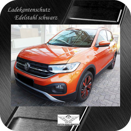 Ladekantenschutz Edelstahl schwarz für VW T-Cross Typ C1 ab Bj. 12.2018- 3245221 e