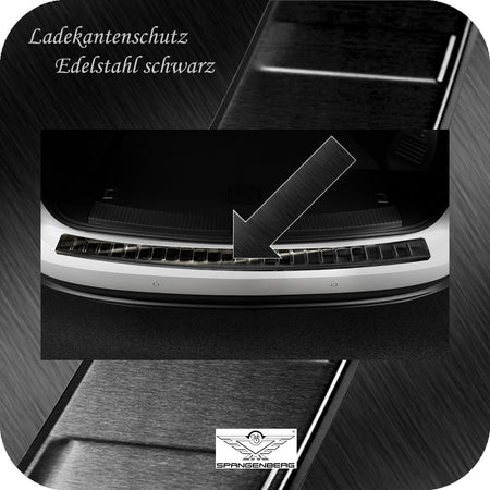 Ladekantenschutz Edelstahl schwarz Volkswagen VW Touareg III CR 03.2018- 3245225b