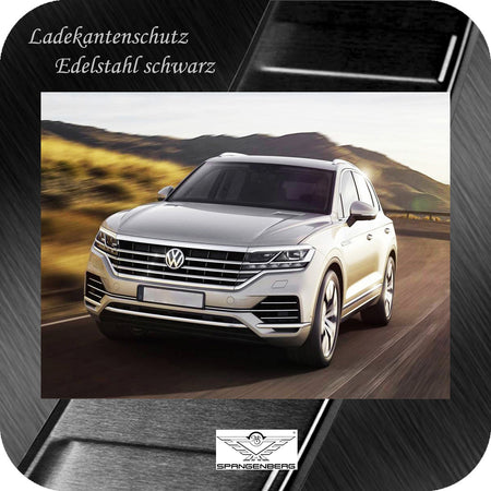 Ladekantenschutz Edelstahl schwarz Volkswagen VW Touareg III CR 03.2018- 3245225f