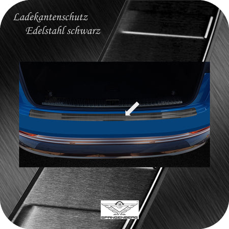 Ladekantenschutz Edelstahl schwarz für Audi E-Tron Typ GE ab Bj 09.2018- 3245244 b