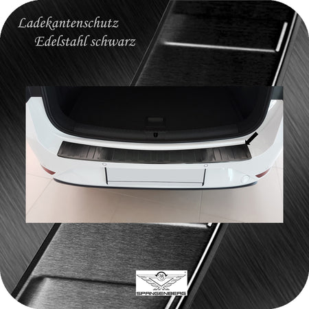 Ladekantenschutz Edelstahl schwarz für Seat Leon IV ST Typ KL ab 3.2020- 3245246 b