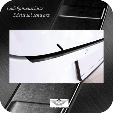 Ladekantenschutz Edelstahl schwarz für Seat Leon IV ST Typ KL ab 3.2020- 3245246 f