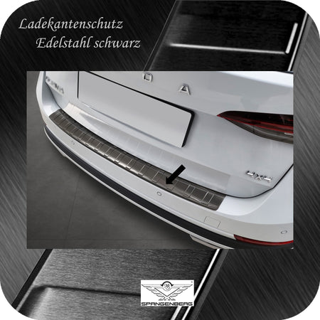 Ladekantenschutz Edelstahl schwarz f. Skoda Octavia Scout IV Kombi 2020- 3245254a
