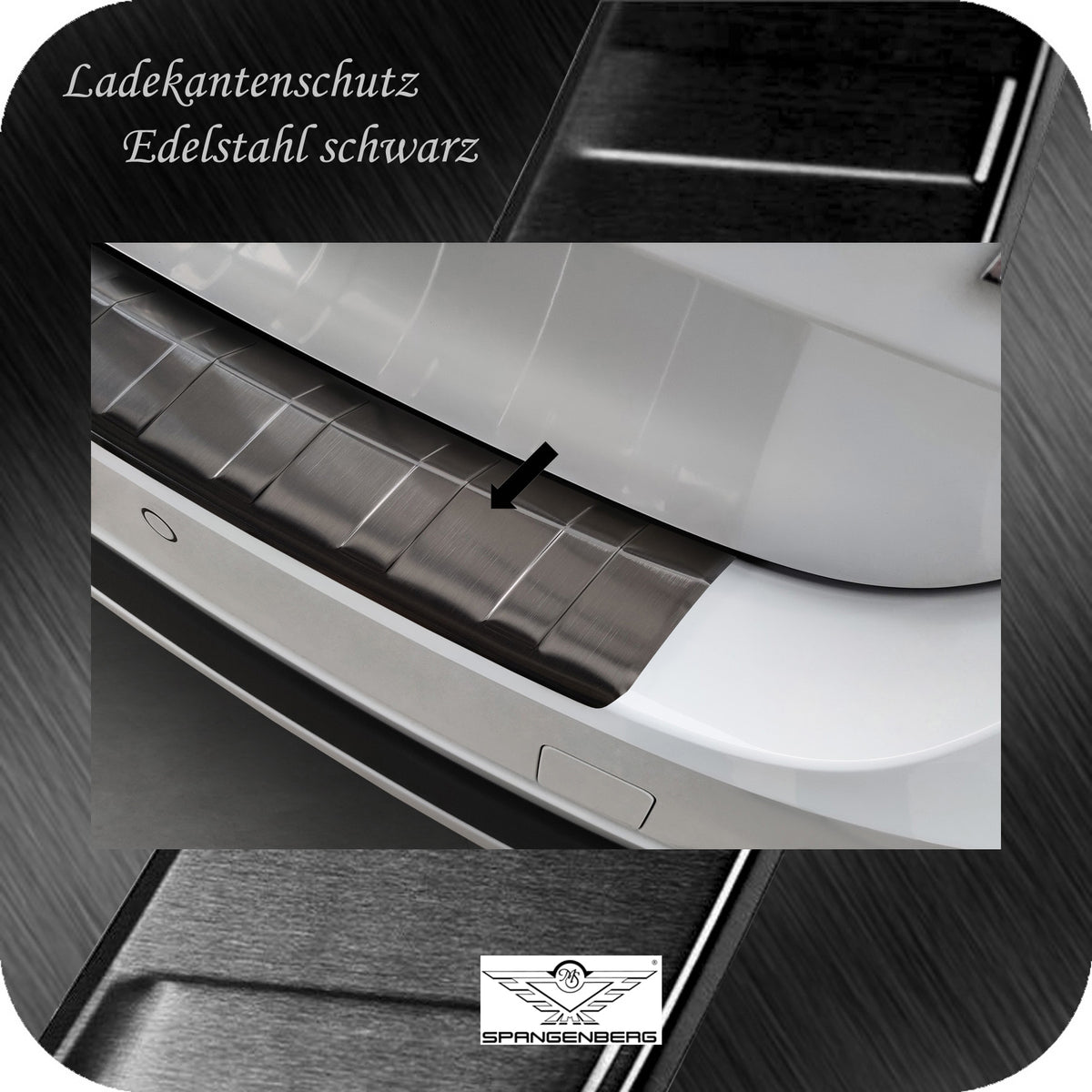 Ladekantenschutz Edelstahl schwarz f. Skoda Octavia Scout IV Kombi 2020- 3245254d
