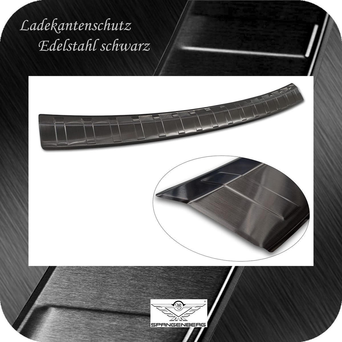 Ladekantenschutz Edelstahl schwarz f. Skoda Octavia Scout IV Kombi 2020- 3245254e